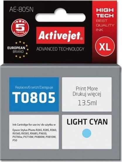 Picture of Tusz Activejet zamiennik Epson T0805/AE-805N