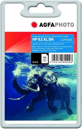 Attēls no Tusz AgfaPhoto Tusz APHP62BXL / 62 XL (Black)