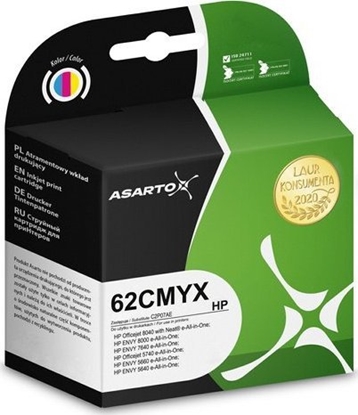 Picture of Tusz Asarto Tusz Asarto do HP 62CMYX | C2P07AE | 18ml | color