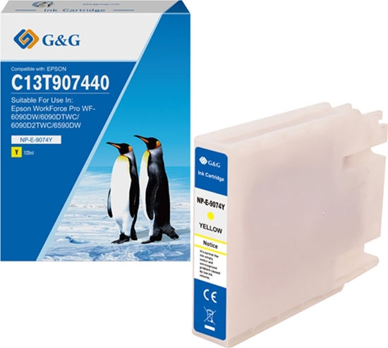 Picture of Tusz G&G G&G kompatybilny ink / tusz z C13T907440, NP-E-9074Y, yellow