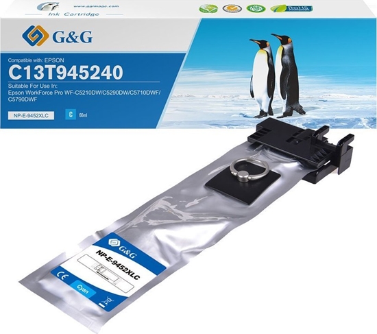 Изображение Tusz G&G G&G kompatybilny ink / tusz z C13T945240, NP-E-9452C, cyan, 5000s