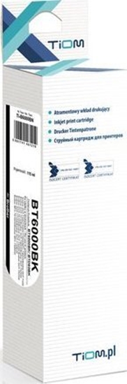 Picture of Tusz Tiom Tusz Tiom do Brother 6000BN | BT6000BK | BTD60BK | 115ml | black