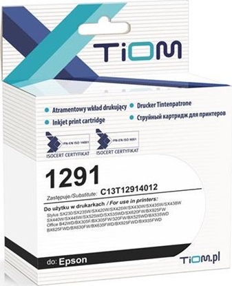 Picture of Tusz Tiom Tusz Tiom do Epson 1291 | C13T12914012 | 440 str | black