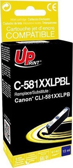 Picture of Tusz UPrint UPrint kompatybilny ink / tusz z CLI-581PB XXL, photo blue, 12ml, C-581XXLPBL, very high capacity, dla Canon PIXMA TR7550, TR8550,