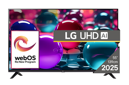 Attēls no TV Set|LG|55"|4K/Smart|3840x2160|Wireless LAN|Bluetooth|webOS|55UA73003LA