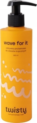 Attēls no TWISTY_Wave For It odywka proteinowa do wosów krconych 280ml