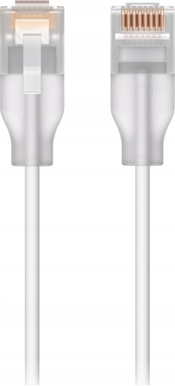 Picture of Ubiquiti UACC-Cable-Patch-EL-0.15M-W-24 kabel sieciowy Póprzezroczysty, Biay 0,15 m kat.6