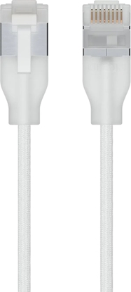 Attēls no Ubiquiti UACC-Cable-Patch-EL-C6A-5M-W kabel sieciowy Póprzezroczysty, Biay Cat6a