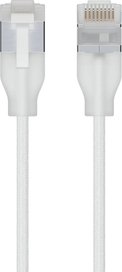 Picture of Ubiquiti UACC-Cable-Patch-EL-C6A-5M-W kabel sieciowy Póprzezroczysty, Biay Cat6a
