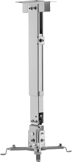 Picture of Uchwyt do projektorów Cabletech Uchwyt cienny sufitowy do projektora multimedialnego Cabletech do 20kg - srebrny