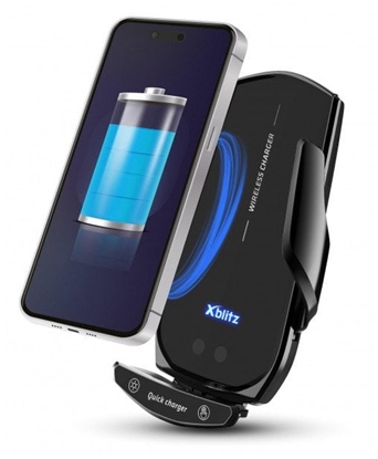 Attēls no Uchwyt samochodowy Xblitz FX5 Exclusive, automatyczny, z funkcj bezprzewodowego adowania