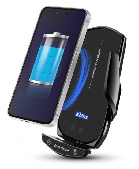 Изображение Uchwyt samochodowy Xblitz FX5 Exclusive, automatyczny, z funkcj bezprzewodowego adowania