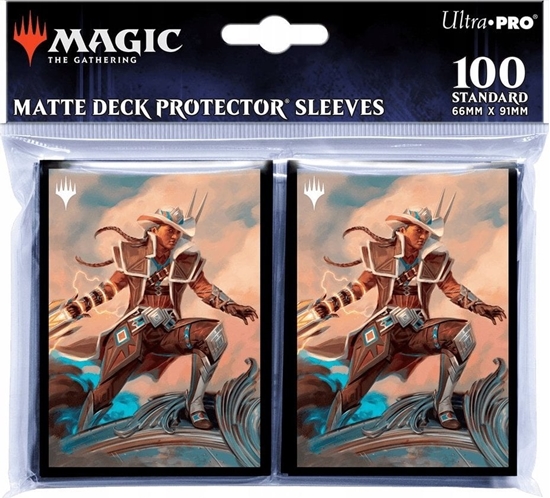 Picture of Ultra-Pro Ultra-Pro: Magic the Gathering - Outlaws of Thunder Junction - Matte Deck Protector Sleeves - Annie Flash, The Veteran (100 szt.)