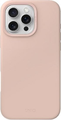 Изображение Uniq Etui UNIQ Lino Hue Apple iPhone 16 Pro Max Magclick Charging róowy/blush pink