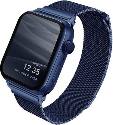 Attēls no Uniq Etui Valencia Apple Watch Series 4/5/6/SE 40mm niebieskie
