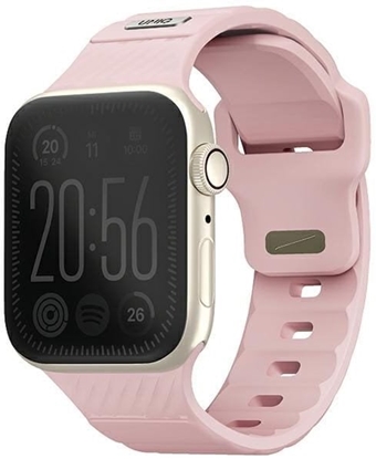 Изображение UNIQ pasek Stride Apple Watch Series1/2/3/4/5/6/7/8/9/SE/SE2 38/40/41mm FKM Rubber Strap róowy/pale pink