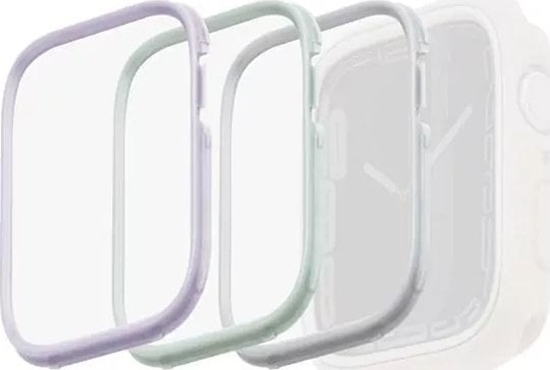 Picture of Uniq Ramka UNIQ do etui Moduo Apple Watch 4/5/6/7/8/SE 40/41mm Szawiowy-Lillak-Biay/Sage-Lilac-White [3 PACK]