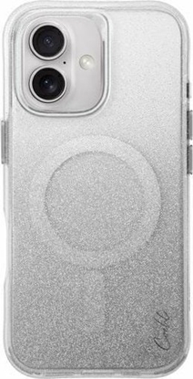 Picture of Uniq UNIQ case Coehl Lumino iPhone 16 6.1" Magnetic Charging silver/sparkling silver