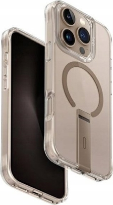 Picture of Uniq UNIQ case Eleva with Vertica Stand iPhone 16 Pro 6.3" gold/taupe gold