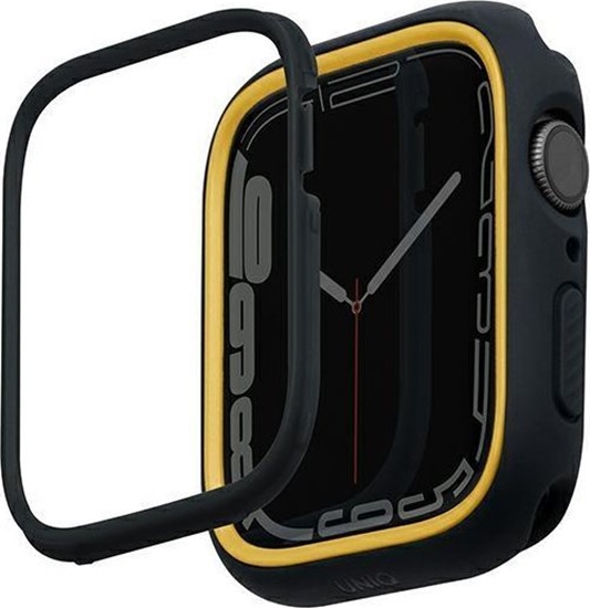 Picture of Uniq UNIQ etui Moduo Apple Watch Series  4/5/6/7/8/SE 40/41mm czarny-musztardowy/midnight-mustard