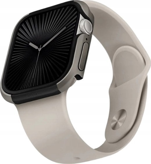 Picture of UNIQ Valencia case Apple Watch Series 46mm titanium silver