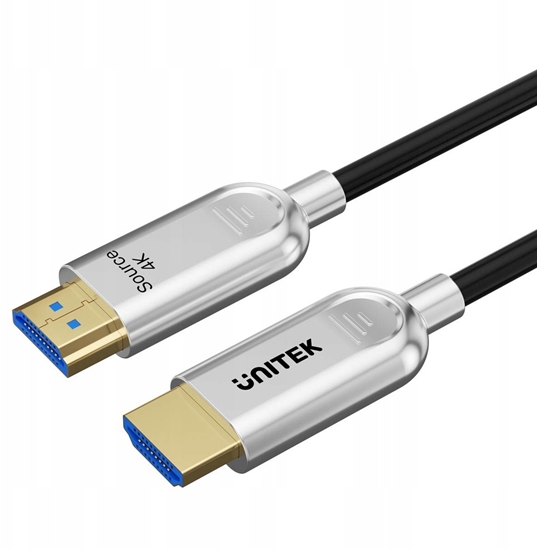 Изображение Unitek Kabel optyczny HDMI 2.0 AOC 4K 60Hz 15 m
