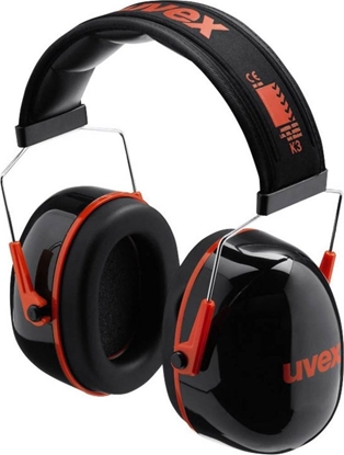 Picture of uvex capsule ear prot. K3 black/red