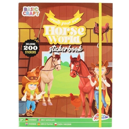 Attēls no Uzlīmju komplekts Grafix Zirgi 200gab.