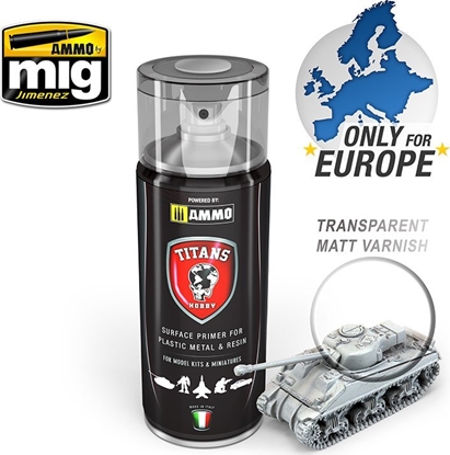 Attēls no Vallejo Ammo: Titans Matt Transparent Varnish / Base