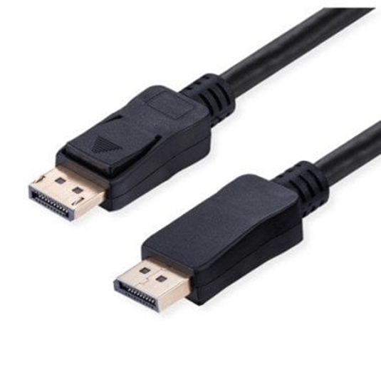 Picture of Value DisplayPort Cable, v2.1, 16K@60Hz, 80Gbit/s, UHBR20, DP-DP, M/M, black, 2 m
