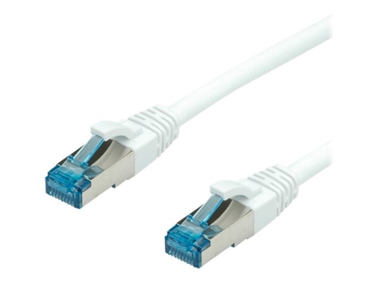 Attēls no Value S/FTP Patch Cord Cat.6A (Class EA), white, 15 m