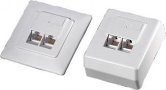 Picture of Value Value Gniazdo natynkowe Cat.6 biae UTP