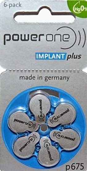 Picture of Varta BATERIA DO AP. SUCH. IMPLANT PLUS POWER ONE VARTA 675 6szt./bl