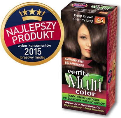 Изображение Venita Farba bez amoniaku Multi Color 4.5 ciemny brz
