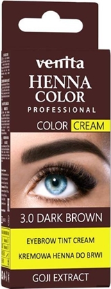 Picture of VENITA_Henna Color Cream henna do brwi i rzs w kremie 3.0 Dark Brown 30g