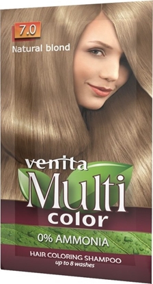 Изображение VENITA_MultiColor szampon koloryzujcy 7.0 Naturalny Blond 40g