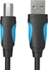 Изображение Kabel USB Vention USB-A - USB-B 5 m Czarny (VAS-A16-B500)