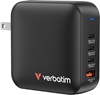 Picture of Verbatim Mini GaN Charger 165W 3xUSB-C 1xUSB-A US/EU/UK A.32216