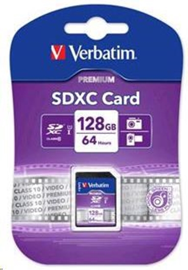 Изображение Verbatim SDXC Card         128GB Class 10                   44025