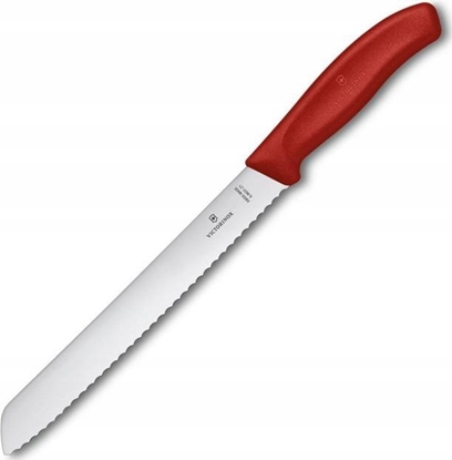 Attēls no Victorinox Swiss Classic 21cm Brotmesser Wellenschliff rot