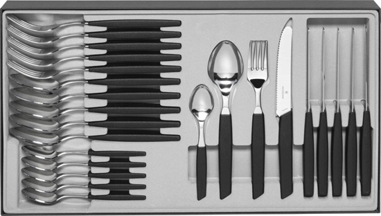 Изображение Victorinox Victorinox Swiss Modern Cutlery Set 24 pcs. black