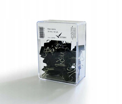 Attēls no Victory Office Product SPINACZ KLIPS VICTORY OFFICE 19MM 60SZT.