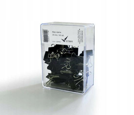 Picture of Victory Office Product SPINACZ KLIPS VICTORY OFFICE 19MM 60SZT.