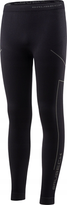 Attēls no vidaXL LE1354J Spodnie dziecice THERMO JUNIOR czarny/grafitowy 128/134