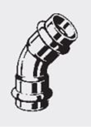 Attēls no Viega uk 45° 2-konierzowy FKM 18mm (628 307)