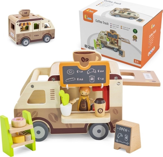 Picture of Viga Toys Drewniane Auto Kawiarnia