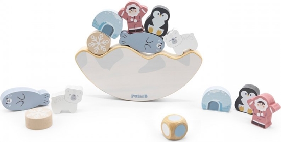 Picture of Viga Toys Gra Balansujce Zwierzta Arktyczne Ukadanka