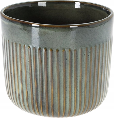 Picture of Vilde Doniczka porcelanowa zielona 17 cm