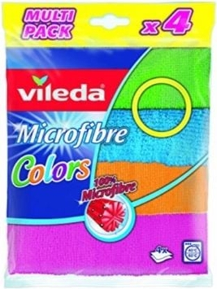 Изображение Vileda ciereczki microfibra Colors 4szt. (150542)
