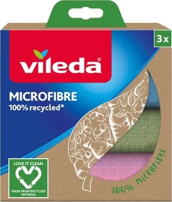 Изображение Vileda ciereczki Vileda Mikrofibra 100% Recycled 3 szt.